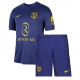 Maillot de foot Atletico Madrid Extérieur vêtements enfant 2025-26 Manches Courtes (+ pantalon court) Maillot de foot Atletico Madrid Extérieur vêtements enfant 2025-26 Manches Courtes (+ pantalon court)